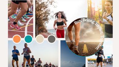 Run. Belong. Impact. Together. Team Image