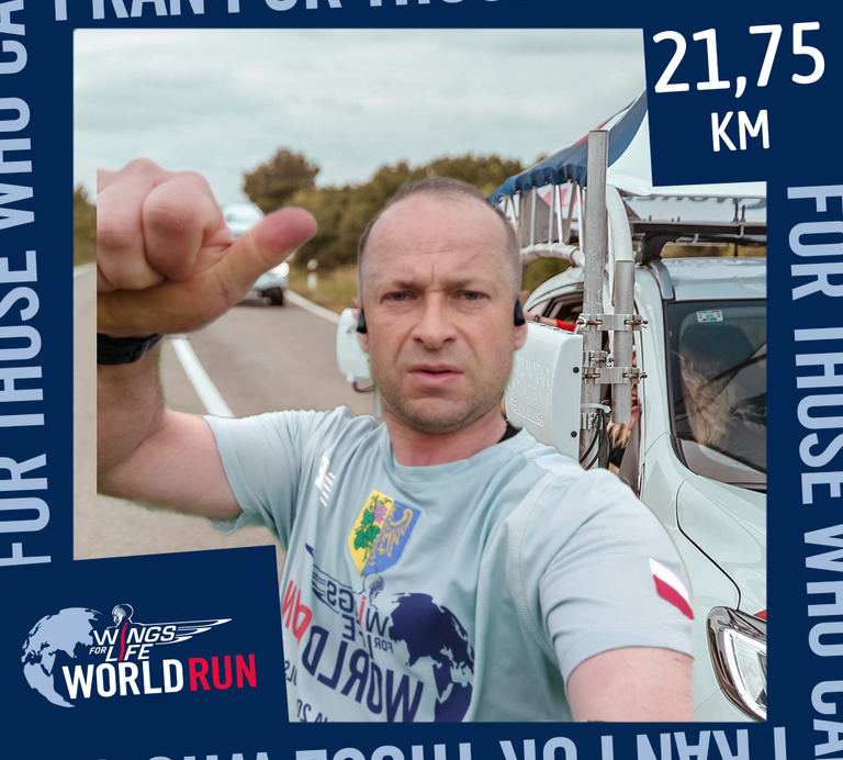 Mariusz Niedworok Wings for Life World Run