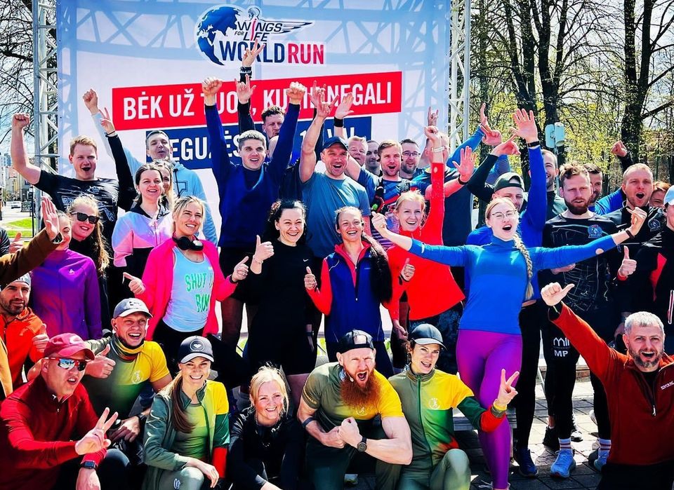 Join me and FLOW TEAM KLAIPEDA (Lithuania) in the Wings for Life World Run!